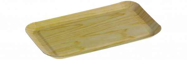 Pappschale mit PP Beschichtung matt tiefgezogen 105x185mm Höhe 12mm