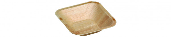 Palmblatt Dip Schälchen quadratisch, 9x9x2,2cm, ca. 50ml, naturesse