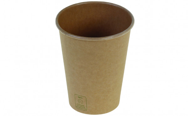 Kaffeebecher Kraft PLA unbleached, 3 dl, naturesse