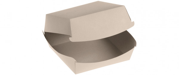 Bamboo Burgerbox PLA 110x95x75mm, naturesse