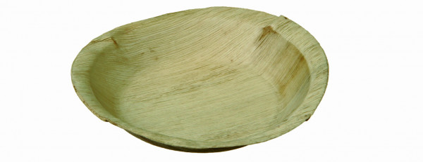 Palmblatt-Teller rund, Ø 20 cm, Tiefe 2,5 cm - Cannes