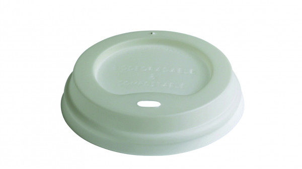 CPLA Kaffedeckel 200ml, biologisch abbaubar