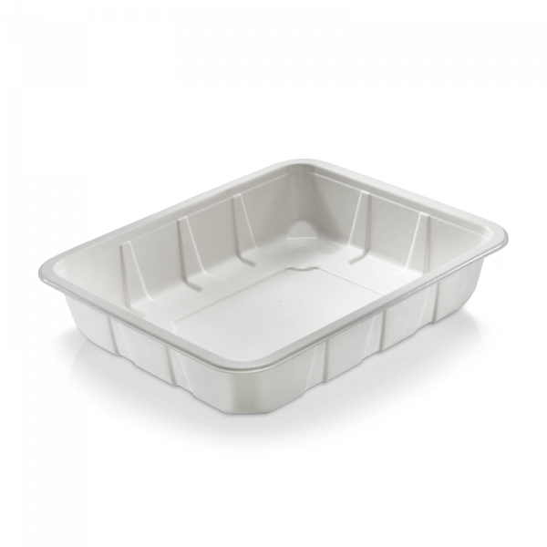 GN Schale 1/2, 325x265x65 mm, 3.945 ml, mit PBAT Laminierung, naturesse