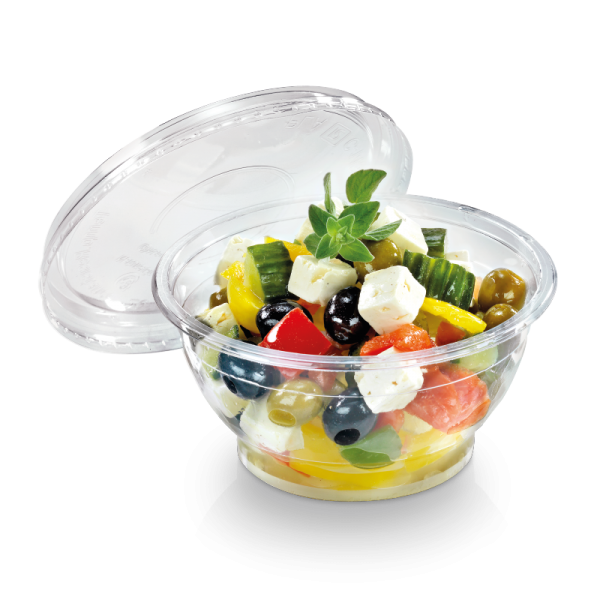 naturesse PLA Salatschale 700ml - ohne Deckel Ø14,5 cm, 6,5cm tief