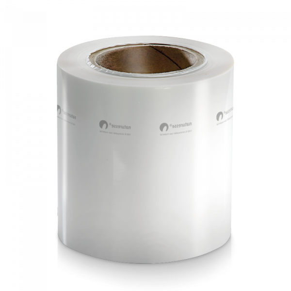 Siegelfolie peelable 185x0,065mm 250lfm Rolle bedruckt, naturesse