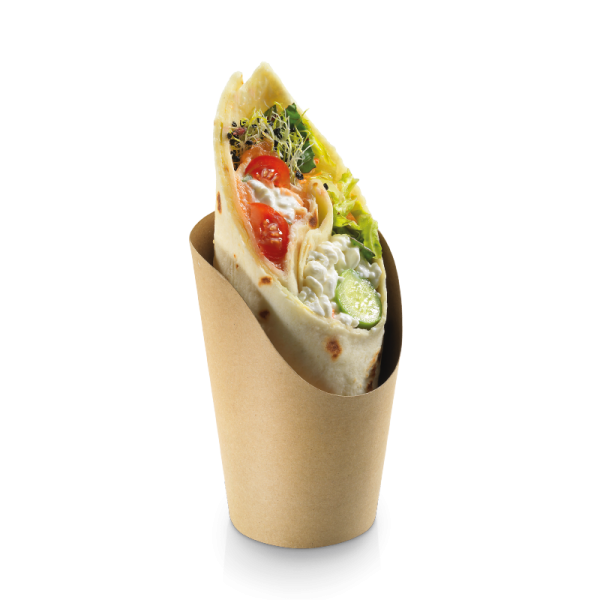 naturesse Wrap Becher Kraft/PLA 360ml 85/60x120mm