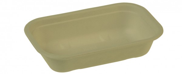 naturesse Zuckerrohr Schale rechteckig nature 20,5x13,0x4,5cm 500ml