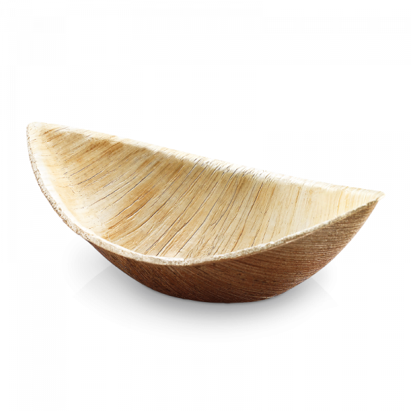 Palmblatt Dip Schälchen Boot klein 11,5x 6 cm, 2cm tief