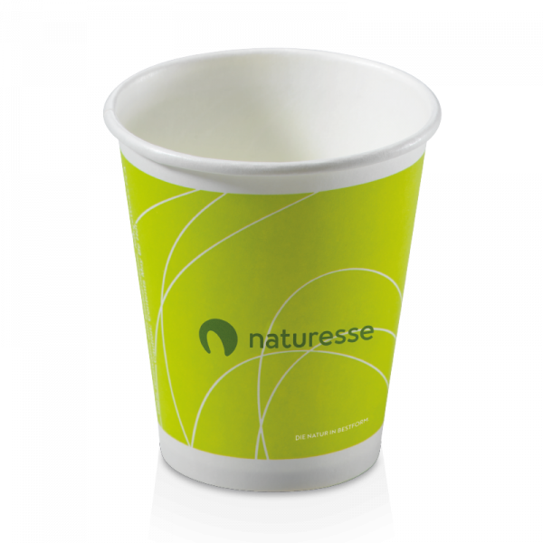 Kartonbecher, Naturesse Logo, grün 1,8dl, Ø7cm