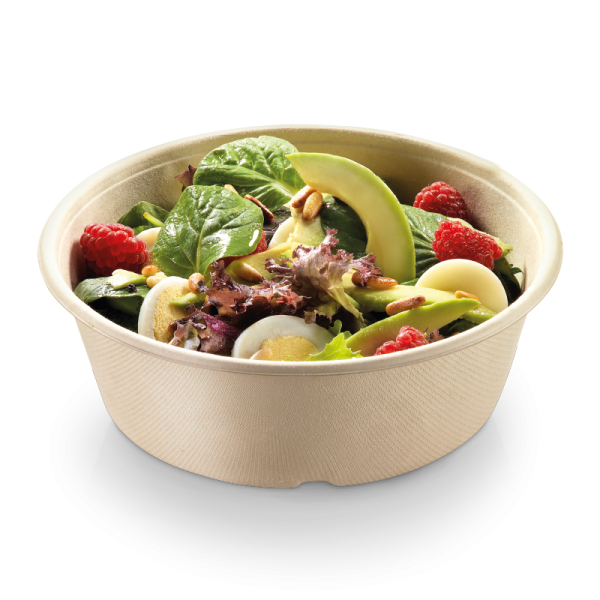 naturesse Zuckerrohr Bowle nature rund Ø19,5x6,5cm 1200ml