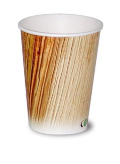 Kaffee Kartonbecher Druck Palmblatt 0,3 l