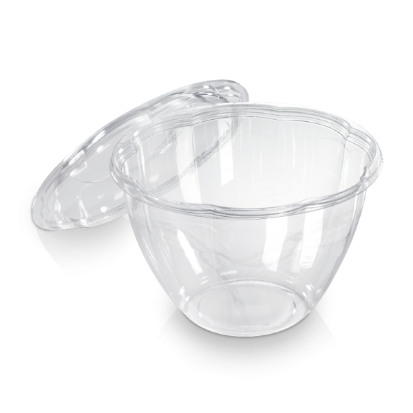 naturesse PLA Salatschale 1400 ml - ohne Deckel Ø17,4 cm, 12,3cm tief