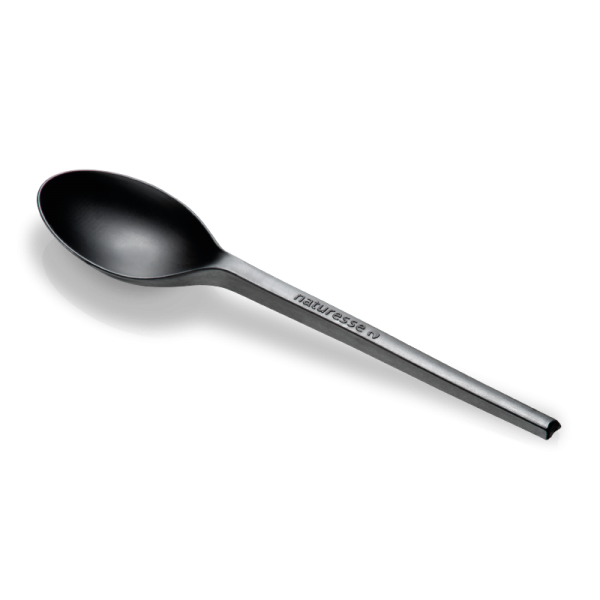 naturesse CPLA Kaffeelöffel smart schwarz 12,8cm