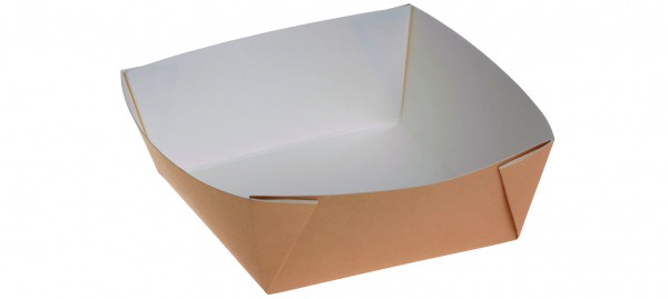Kartonbox braun 600ml - 135x135x50mm