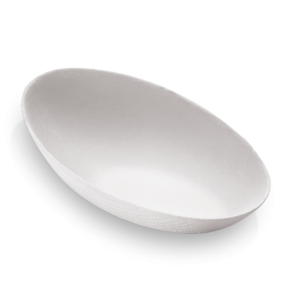 naturesse Zuckerrohr Dip-Schale Oval 8x5,4x1,2-2,7cm