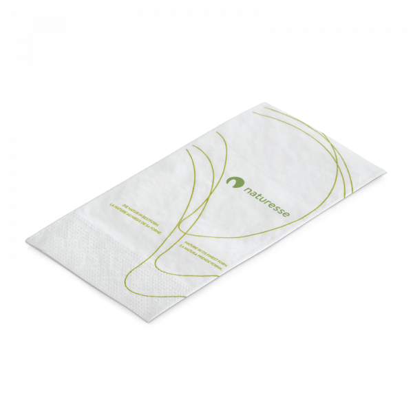 naturesse Servietten weiß 2-lg 1/8 Falz 33x33cm FSC®