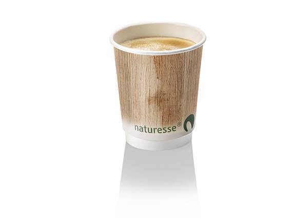 Kartonbecher Double Wall 0,3l mit PLA Beschichtung