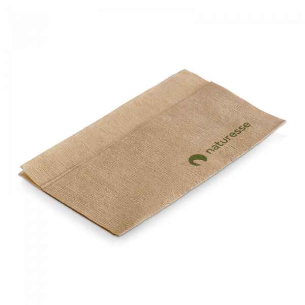 Servietten nature naturesse 1-lg 32x33cm Nova-Falz, naturesse
